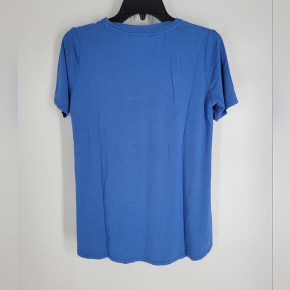 Johnny Was Blue Storm Favorite Short Sleeve Crewneck Tee Shirt XS - Picture 7 of 8